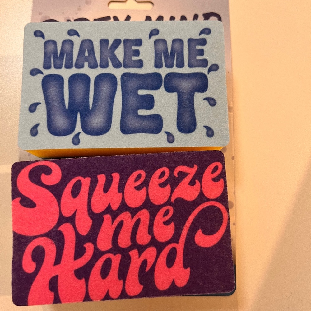 Funny Sponges: Set of two brand new